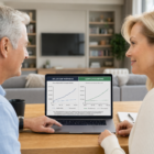 Retired couple comparing dollar-cost averaging versus lump sum investing strategies