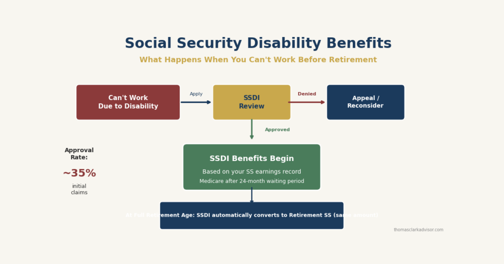 Social Security Disability Benefits: What Happens When You Can't Work Before Retirement 1 2026 06 09 social security disability benefits before retirement featured