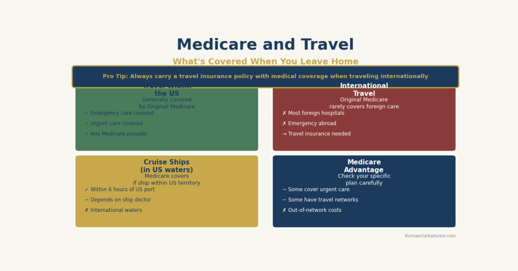 Medicare and Travel: What's Covered When You Leave Home 1 2026 06 12 medicare travel coverage leave home featured