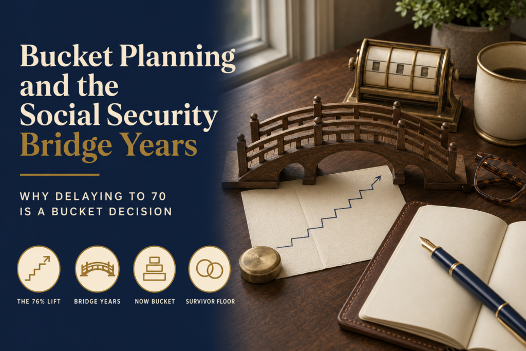 Bucket Planning and Social Security Delay: The Bridge Years Problem