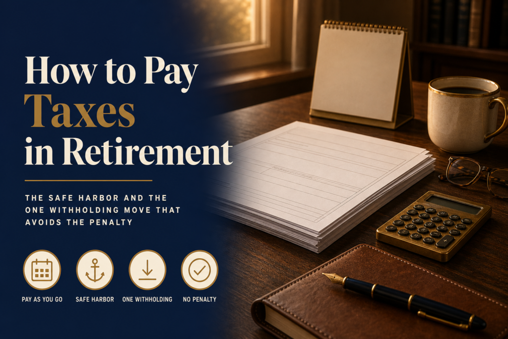 How to Pay Taxes in Retirement Without a Penalty