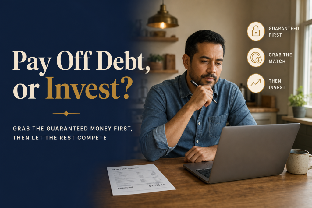 Pay Off Debt or Invest? The Order That Decides