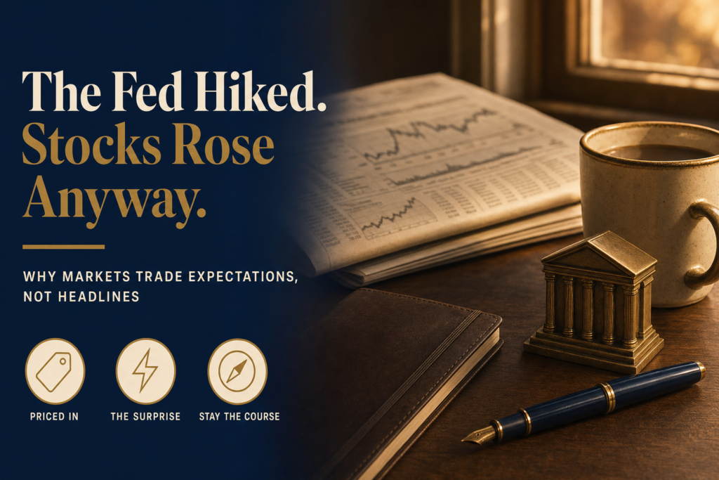 The Fed Hiked Rates. Stocks Rose Anyway. Here’s Why.