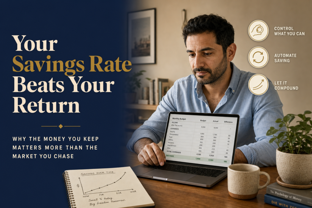 Your Savings Rate Matters More Than Your Returns